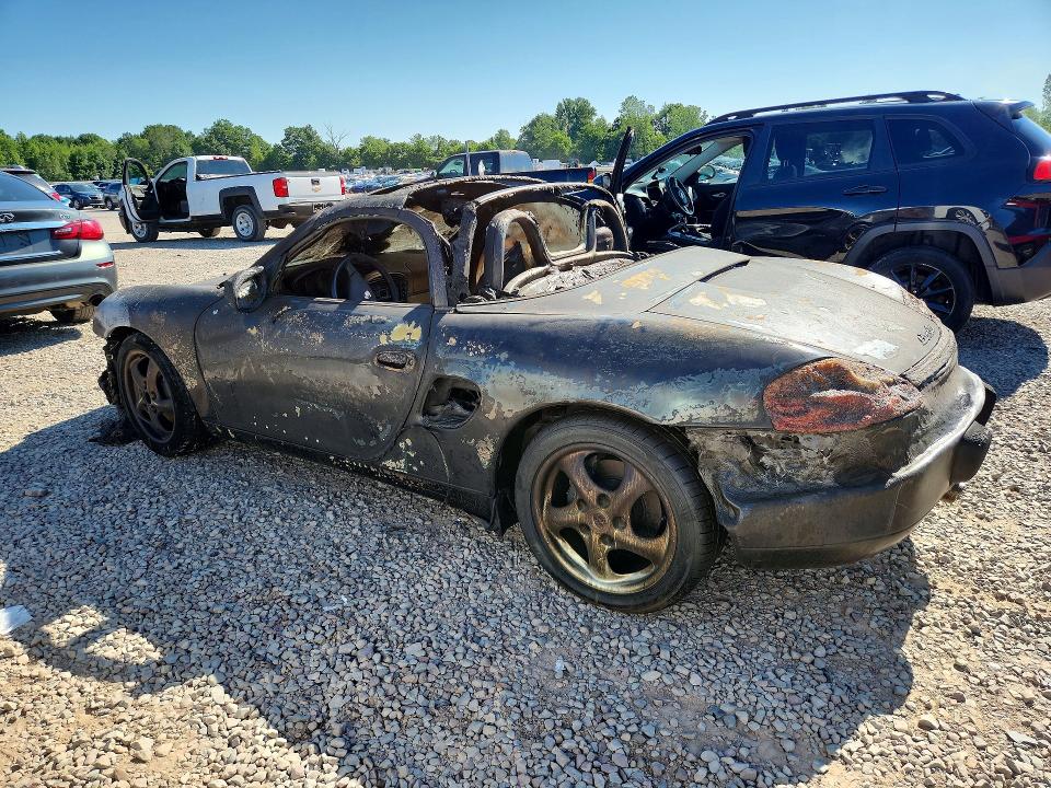 1998 Porsche Boxster VIN WP0CA2982WU621286 COPART salvage auction — BURN, Ny - Mv-907A Salvage Certificate, sold $250 on 2026-07-13 (photo 2)