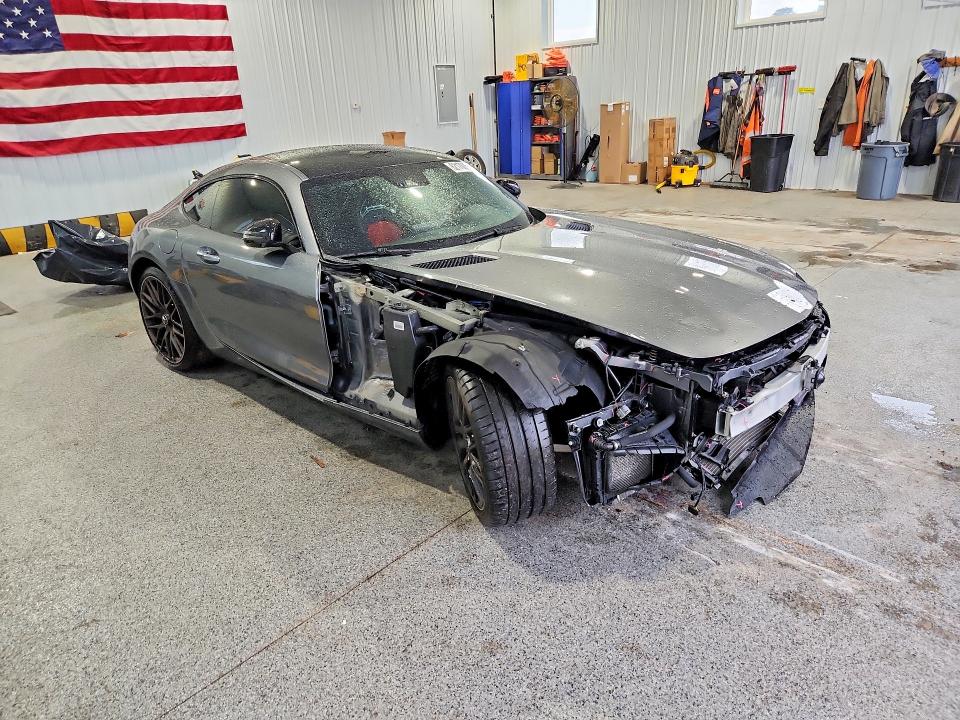 2017 Mercedes-benz AMG GT VIN WDDYJ7JA3HA012672 COPART salvage auction — FRONT END, Oh - Cert Of Title-Salvage, sold $30,750 on 2026-07-28 (photo 4)