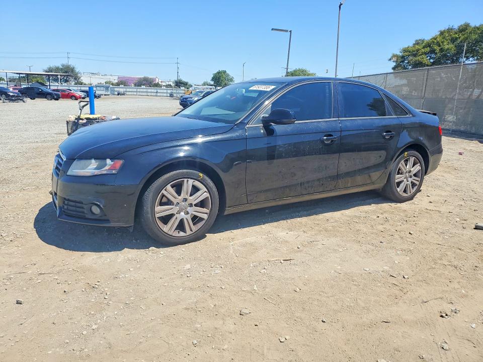 2011 Audi A4 VIN WAUAFAFL8BN036645 COPART salvage auction — FRONT END, CA - SALVAGE CERTIFICATE, sold $1,200 on 2026-07-31 (photo 1)