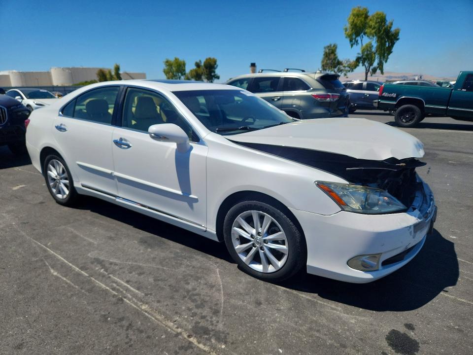 2012 Lexus ES VIN JTHBK1EGXC2507140 COPART salvage auction — FRONT END, Ca - Salvage Certificate, sold $1,750 on 2026-07-22 (photo 4)