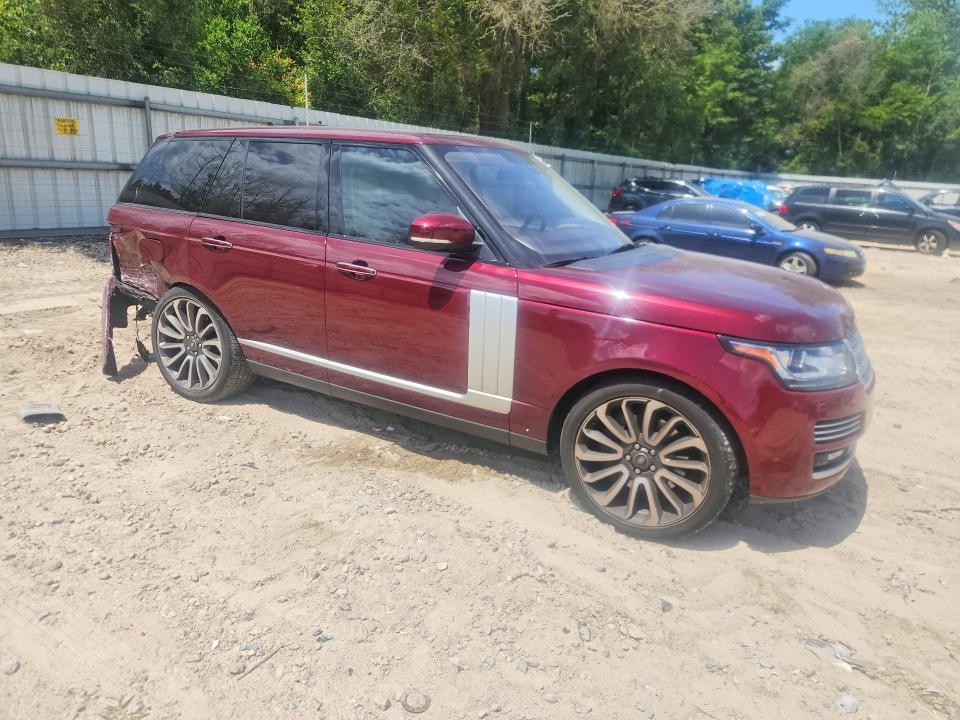 2016 Land rover RANGE ROVER VIN SALGV2EF2GA271454 COPART salvage auction — REAR END, FL - CERT OF TITLE SLVG REBUILDABLE, sold $6,500 on 2026-08-19 (photo 4)