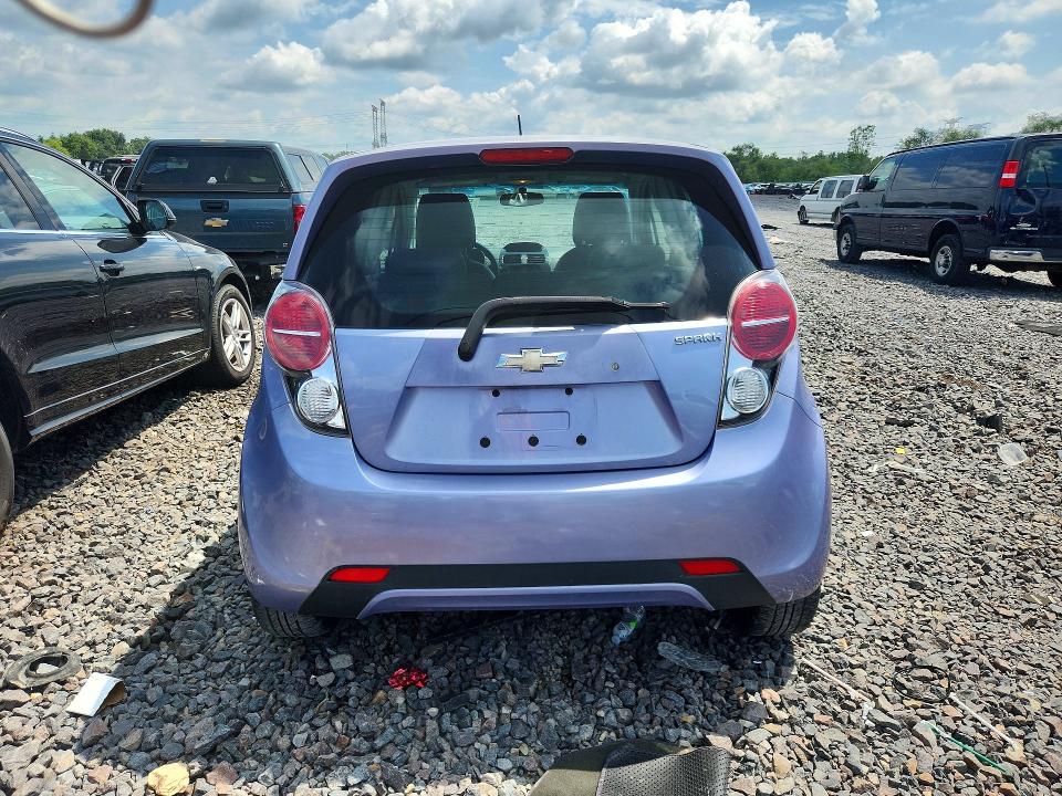 2014 Chevrolet Spark VIN KL8CD6S92EC590331 COPART salvage auction — MECHANICAL, Il - Certificate Of Title, sold $175 on 2026-07-13 (photo 6)
