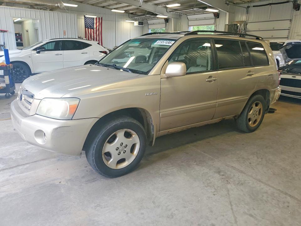 2006 Toyota Highlander VIN JTEEP21AX60147919 COPART salvage auction — REAR END, MN - CERTIFICATE OF TITLE, sold $225 on 2026-07-28 (photo 1)