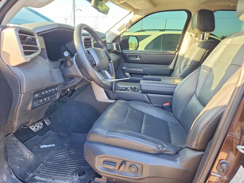 2023 Toyota Sequoia VIN 7SVAAABAXPX006652 COPART salvage auction — FRONT END, CA - DIS/DLR/EXP ONLY CLEAN TITLE, sold $27,750 on 2026-07-29 (photo 7)