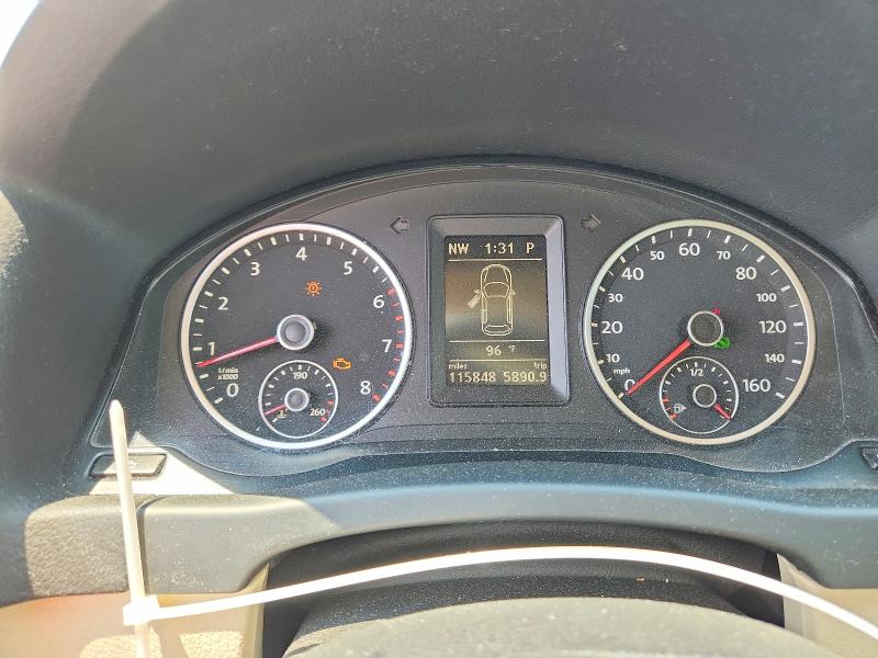 2011 Volkswagen Tiguan VIN WVGAV7AX4BW555975 COPART salvage auction — FRONT END, CO - PUBLIC - SALVAGE TITLE (P), sold $1,000 on 2026-07-09 (photo 9)