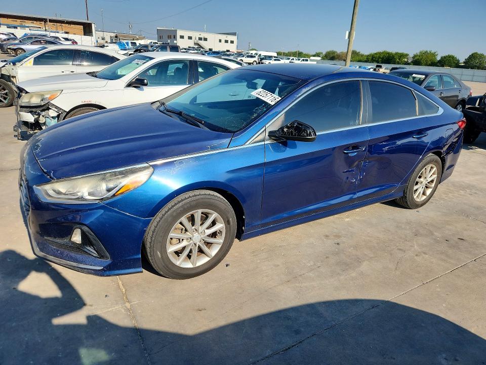 2018 Hyundai Sonata VIN 5NPE24AF6JH620382 COPART salvage auction — SIDE, Tx - Cert Of Title-Rebuilt Salvage, sold $1,690 on 2026-08-02 (photo 1)