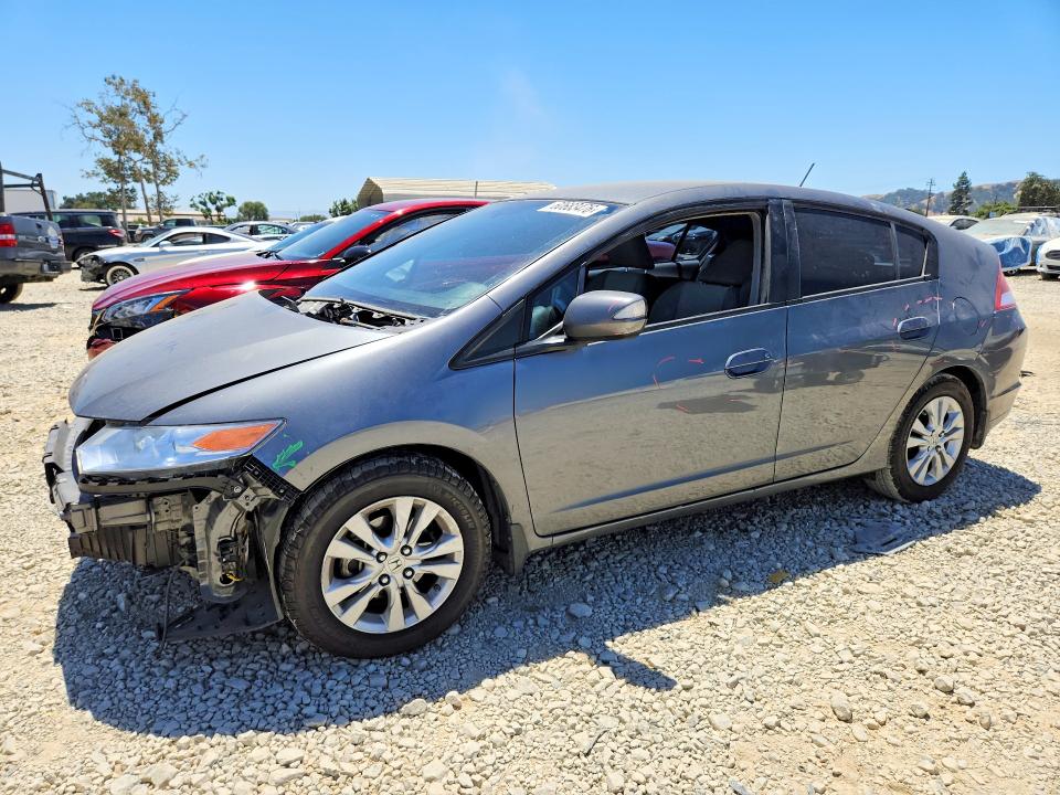 2012 Honda Insight VIN JHMZE2H74CS003027 COPART salvage auction — FRONT END, CA - SALVAGE CERTIFICATE, sold $950 on 2026-07-16 (photo 1)