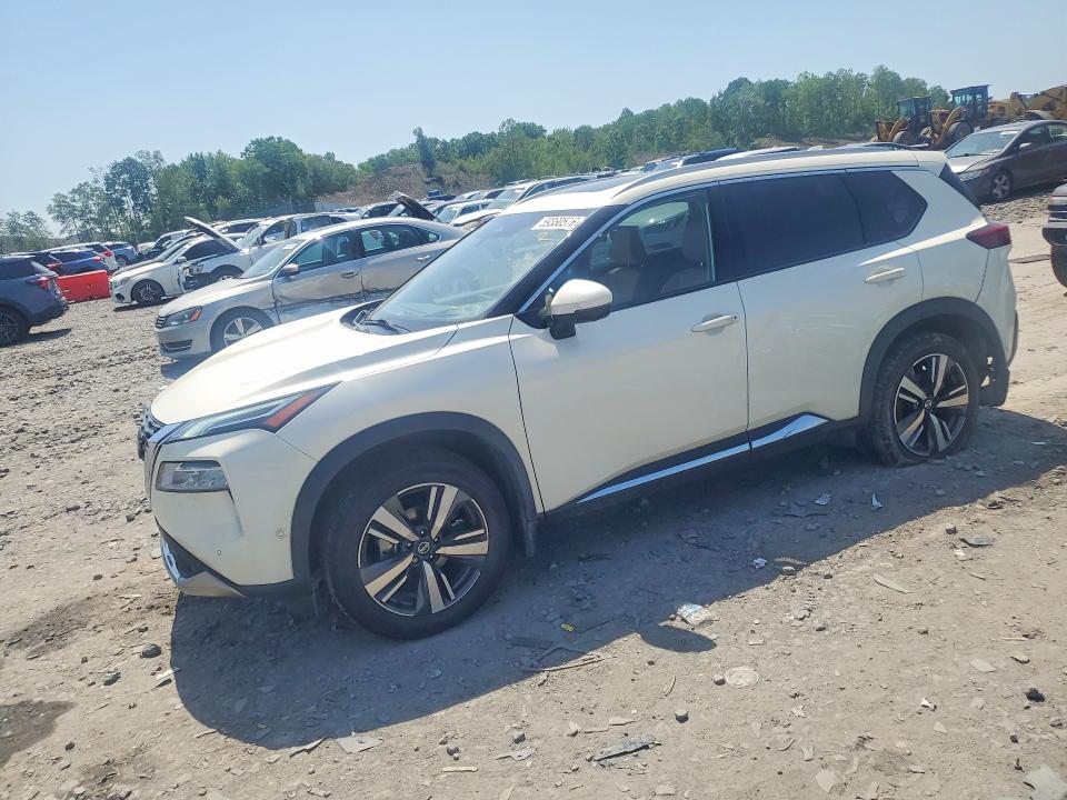 2021 Nissan Rogue VIN JN8AT3DD9MW319446 COPART salvage auction — REAR END, PA - CERTIFICATE OF SALVAGE, sold $8,700 on 2026-07-29 (photo 1)
