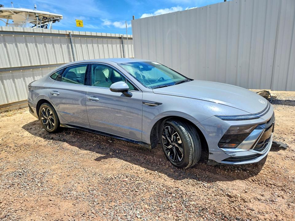 2024 Hyundai Sonata VIN KMHL64JA7RA378099 COPART salvage auction — FRONT END, Hi - Certificate Of Title (P), sold $2 on 2026-07-27 (photo 4)