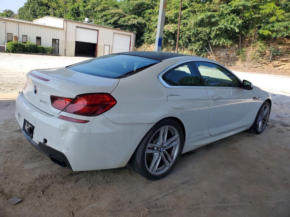 2012 BMW 6er VIN WBALX3C52CDV77530 COPART salvage auction — MECHANICAL, Ga - Certificate Of Title, sold $3,200 on 2026-07-28 (photo 3)