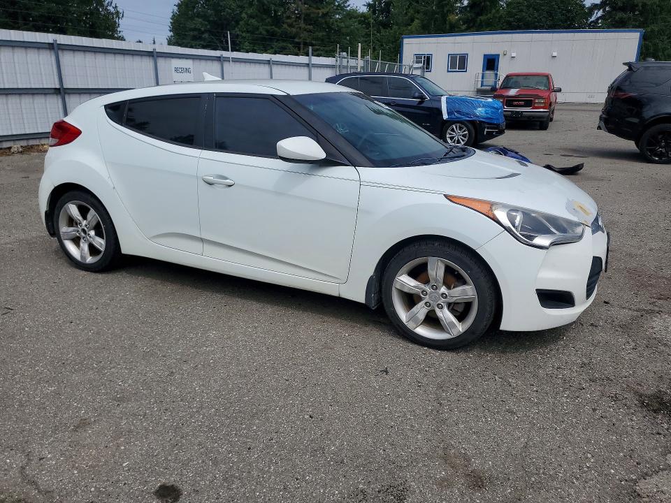 2013 Hyundai Veloster VIN KMHTC6AD7DU105301 COPART salvage auction — FRONT END, Wa - Vehicle Cert Of Ownership-Titl, sold $375 on 2026-07-20 (photo 4)