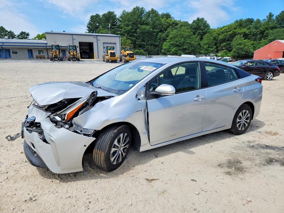 2021 Toyota Prius VIN JTDL9MFU7M3027804 COPART salvage auction — FRONT END, Ma - Cert Of Title-Salvage, sold $475 on 2026-07-23 (photo 1)