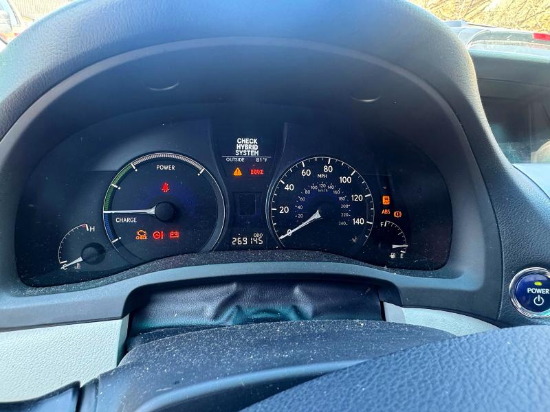 2011 Lexus Rx 450h VIN JTJZB1BA1B2004480 COPART salvage auction — NORMAL WEAR, Ct - Certificate Of Title (P), sold $1,950 on 2026-07-31 (photo 8)