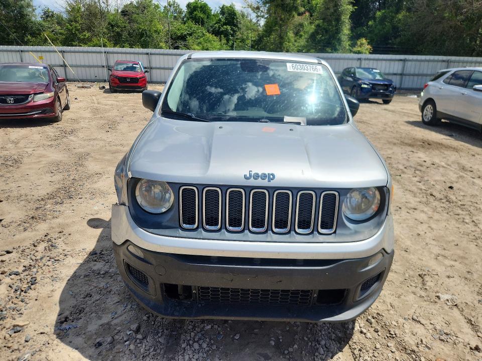 2015 Jeep Renegade VIN ZACCJAATXFPB31058 COPART salvage auction — FRONT END, Ga - Cert Of Title-Salvage, sold $625 on 2026-08-07 (photo 5)