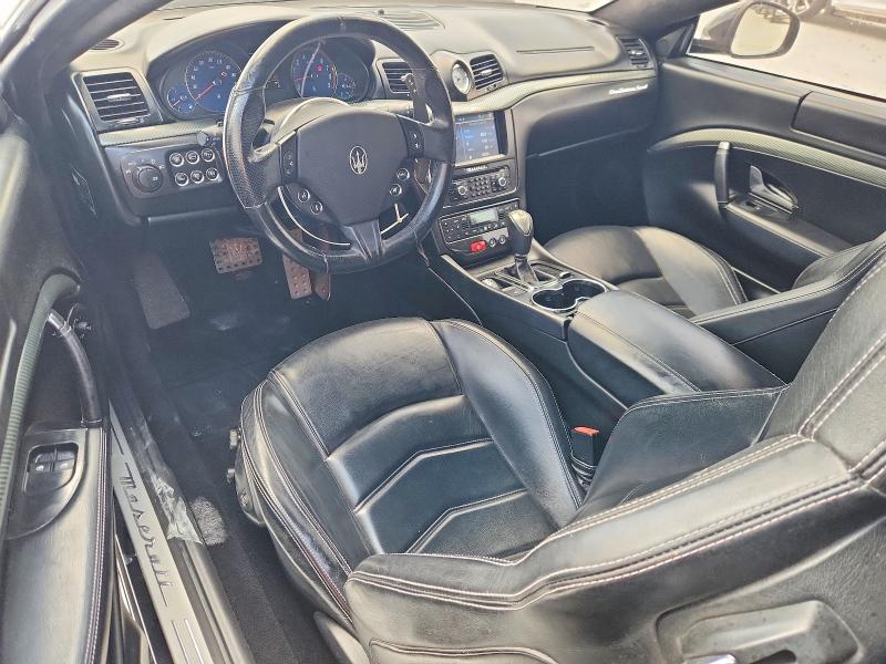 2014 Maserati Granturismo VIN ZAM45VLA1E0079444 COPART salvage auction — NORMAL WEAR, TX - CERT OF TITLE-REBUILT SALVAGE, sold $14,000 on 2026-07-31 (photo 8)