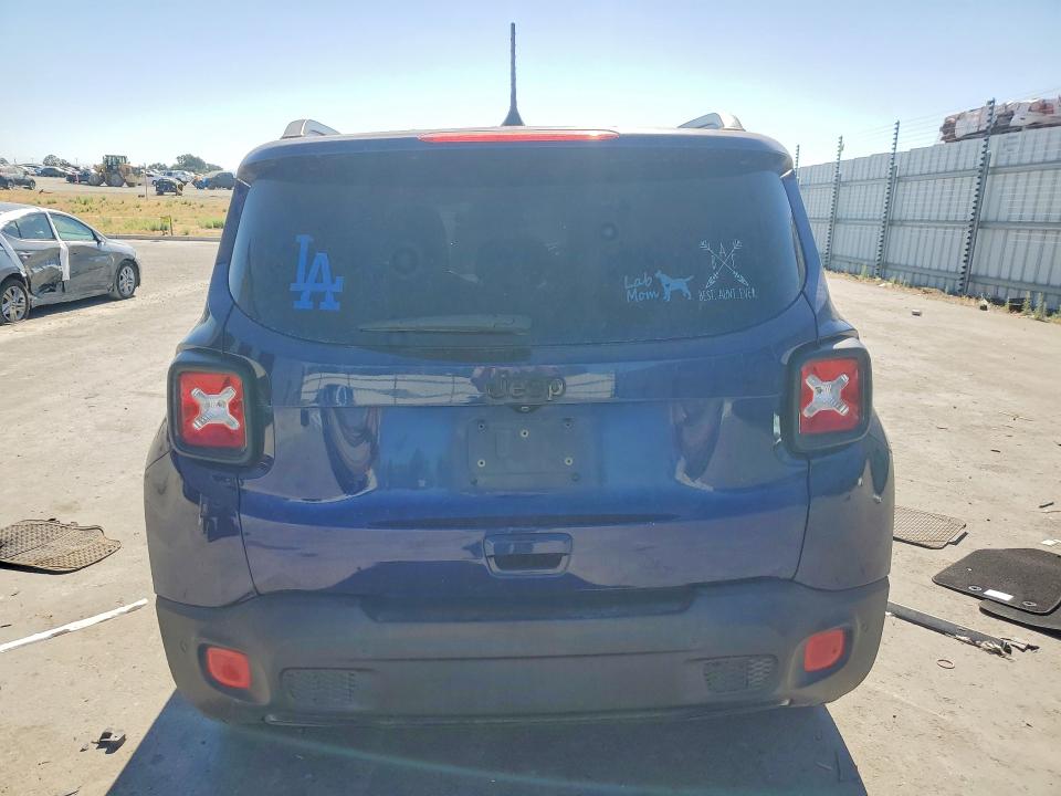 2018 Jeep Renegade VIN ZACCJABB0JPG74899 COPART salvage auction — FRONT END, Ca - Salvage Certificate, sold $850 on 2026-07-23 (photo 6)