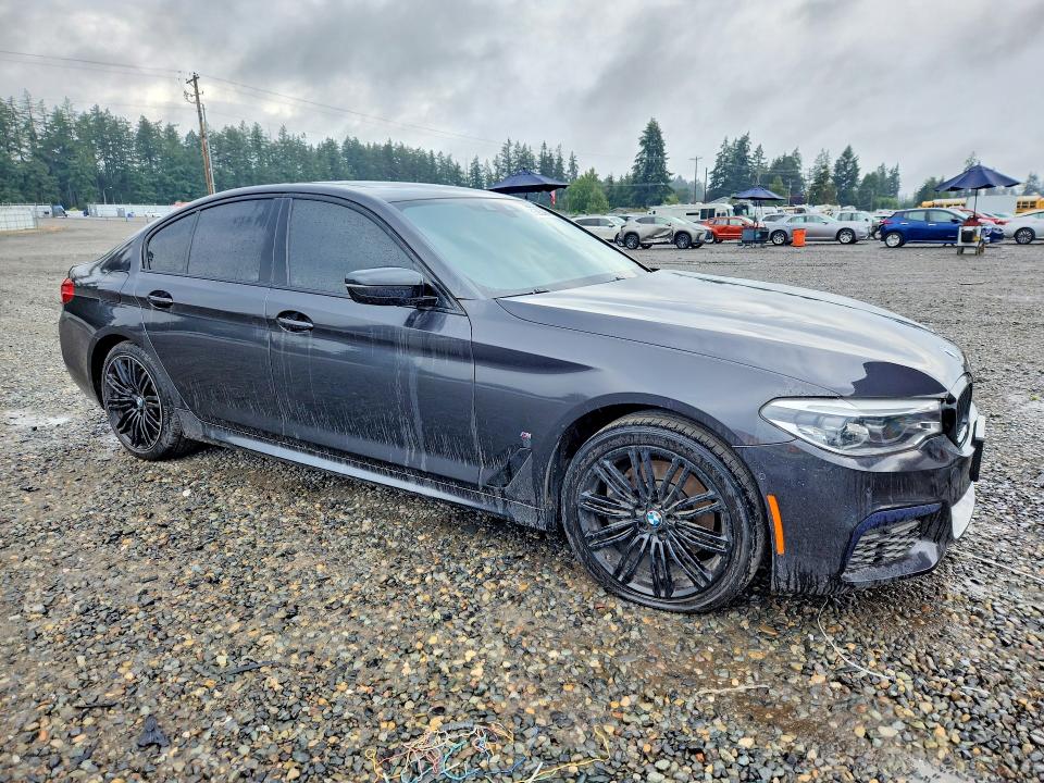 2020 BMW 5er VIN WBAJA9C00LCD06815 COPART salvage auction — MECHANICAL, Tx - Certificate Of Title, sold $3,250 on 2026-07-28 (photo 4)