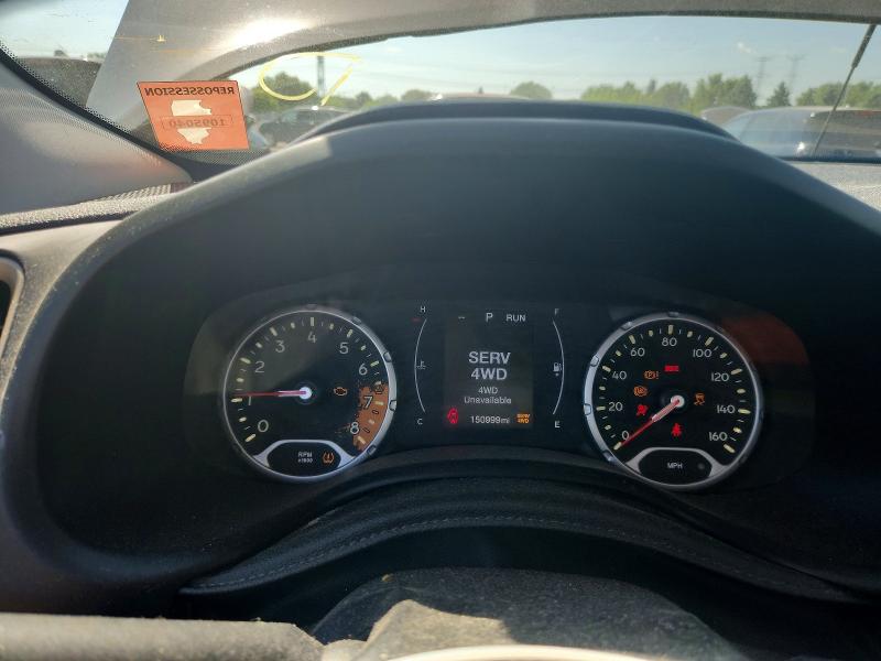 2017 Jeep Renegade VIN ZACCJBBB3HPG50788 COPART salvage auction — FRONT END, Il - Certificate Of Title, sold $475 on 2026-08-04 (photo 9)