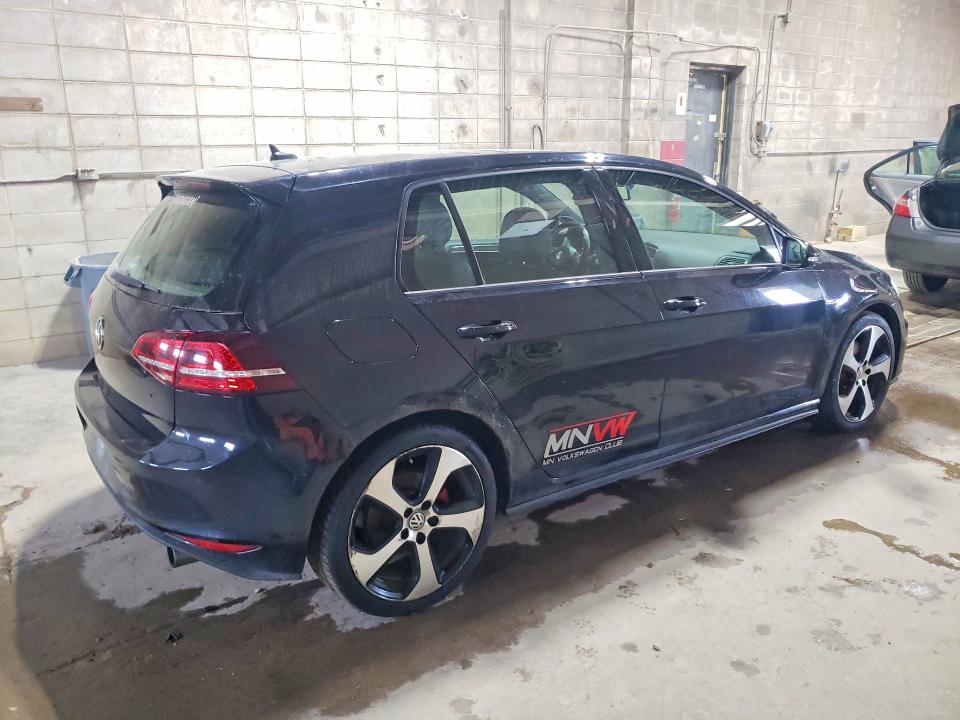 2015 Volkswagen Gti VIN 3VW4T7AU9FM016266 COPART salvage auction — MINOR DENT/SCRATCHES, Mn - Non Public Clean Title, sold $3,300 on 2026-08-09 (photo 3)