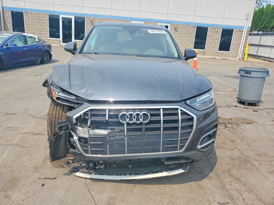 2021 Audi Q5 VIN WA1AAAFY8M2060293 COPART salvage auction — FRONT END, Ct - Cert Of Title-Salvage, sold $7,700 on 2026-07-31 (photo 5)