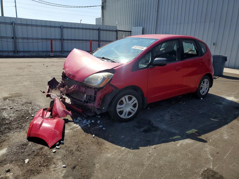 2010 Honda Fit VIN JHMGE8H28AC016790 COPART salvage auction — FRONT END, FL - CERT OF TITLE SLVG REBUILDABLE, sold $1,150 on 2026-07-27 (photo 1)