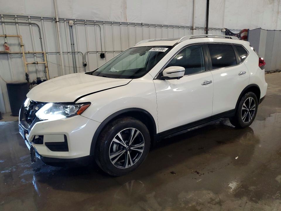 2019 Nissan Rogue VIN JN8AT2MV7KW402261 COPART salvage auction — FRONT END, MN - CERT OF TITLE-SALVAGE, sold $5,200 on 2026-07-13 (photo 1)