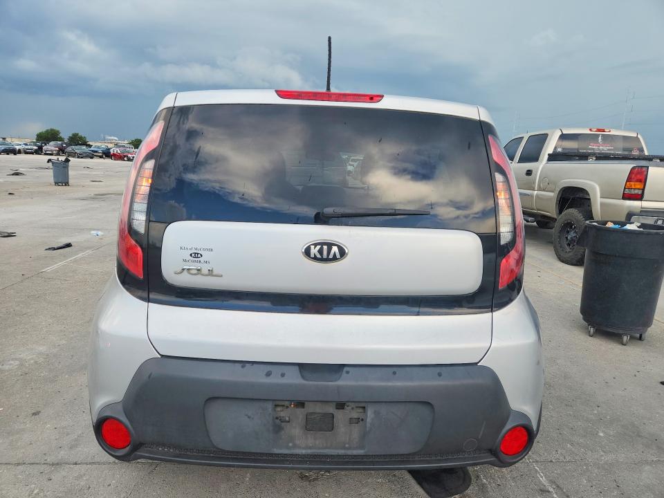2014 Kia Soul VIN KNDJN2A26E7734979 COPART salvage auction — FRONT END, La - Cert Of Title-Salvage, sold $700 on 2026-07-15 (photo 6)