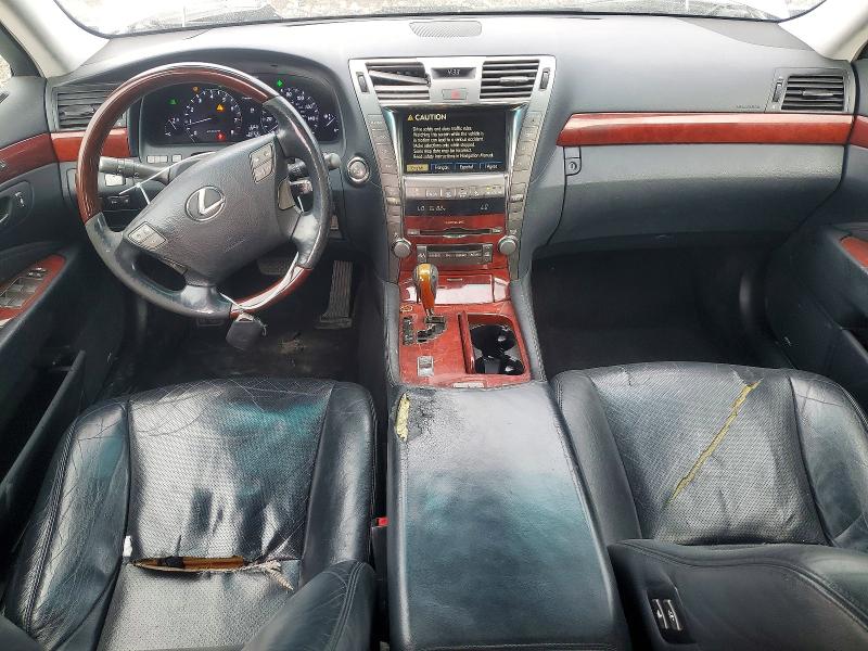 2007 Lexus Ls 460 VIN JTHBL46F175045978 COPART salvage auction — FRONT END, NY - MV-907A SALVAGE CERTIFICATE, sold $425 on 2026-07-23 (photo 8)