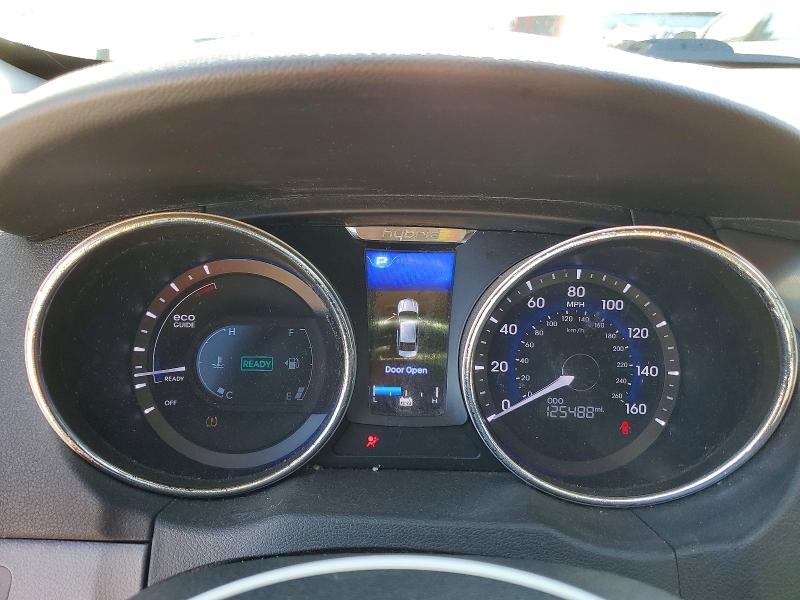 2013 Hyundai Sonata VIN KMHEC4A45DA051088 COPART salvage auction — FRONT END, Wa - Aff In Lieu Of Title - Rebuilt, sold $275 on 2026-07-21 (photo 9)