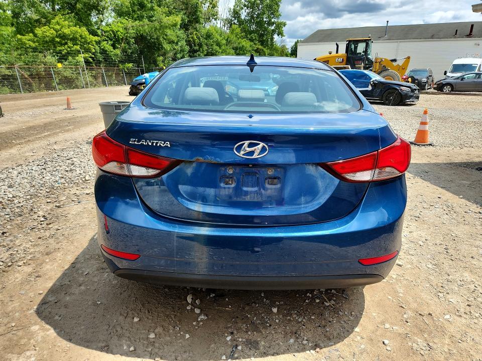 2015 Hyundai Elantra VIN KMHDH4AE2FU421694 COPART salvage auction — SIDE, OH - CERTIFICATE OF TITLE, sold $90 on 2026-07-29 (photo 6)