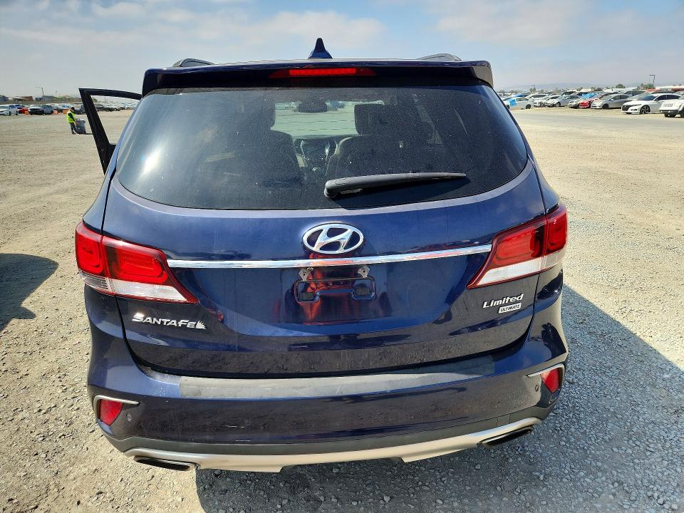 2018 Hyundai Santa fe VIN KM8SR4HF0JU258099 COPART salvage auction — MECHANICAL, Ca - Dis/Dlr/Exp Only Clean Title, sold $2,100 on 2026-07-17 (photo 6)