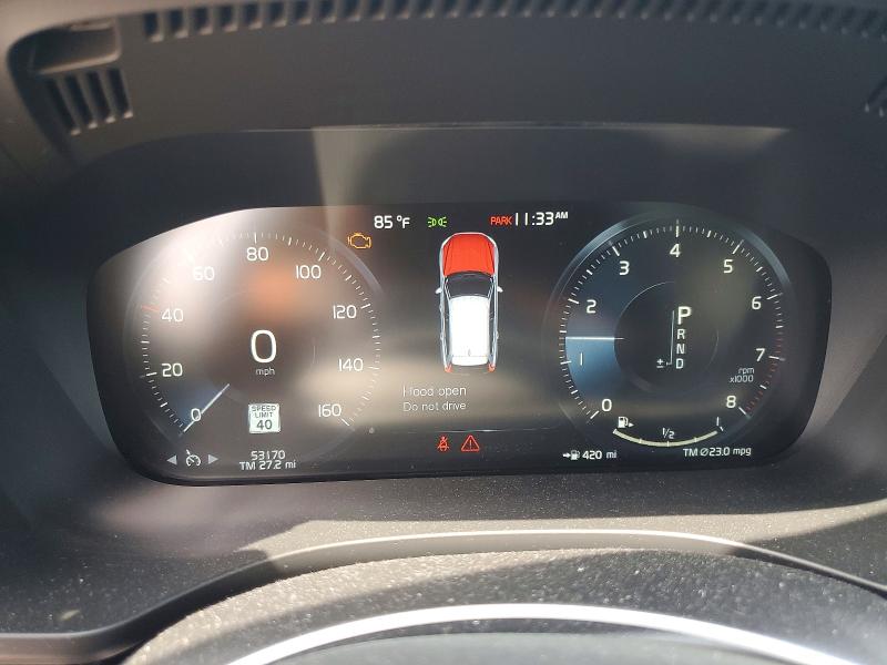 2019 Volvo Xc60 VIN YV4A22RK9K1360277 COPART salvage auction — WATER/FLOOD, MA - CERT OF TITLE-FLOOD SALVAGE (P), sold $1,800 on 2026-07-22 (photo 9)