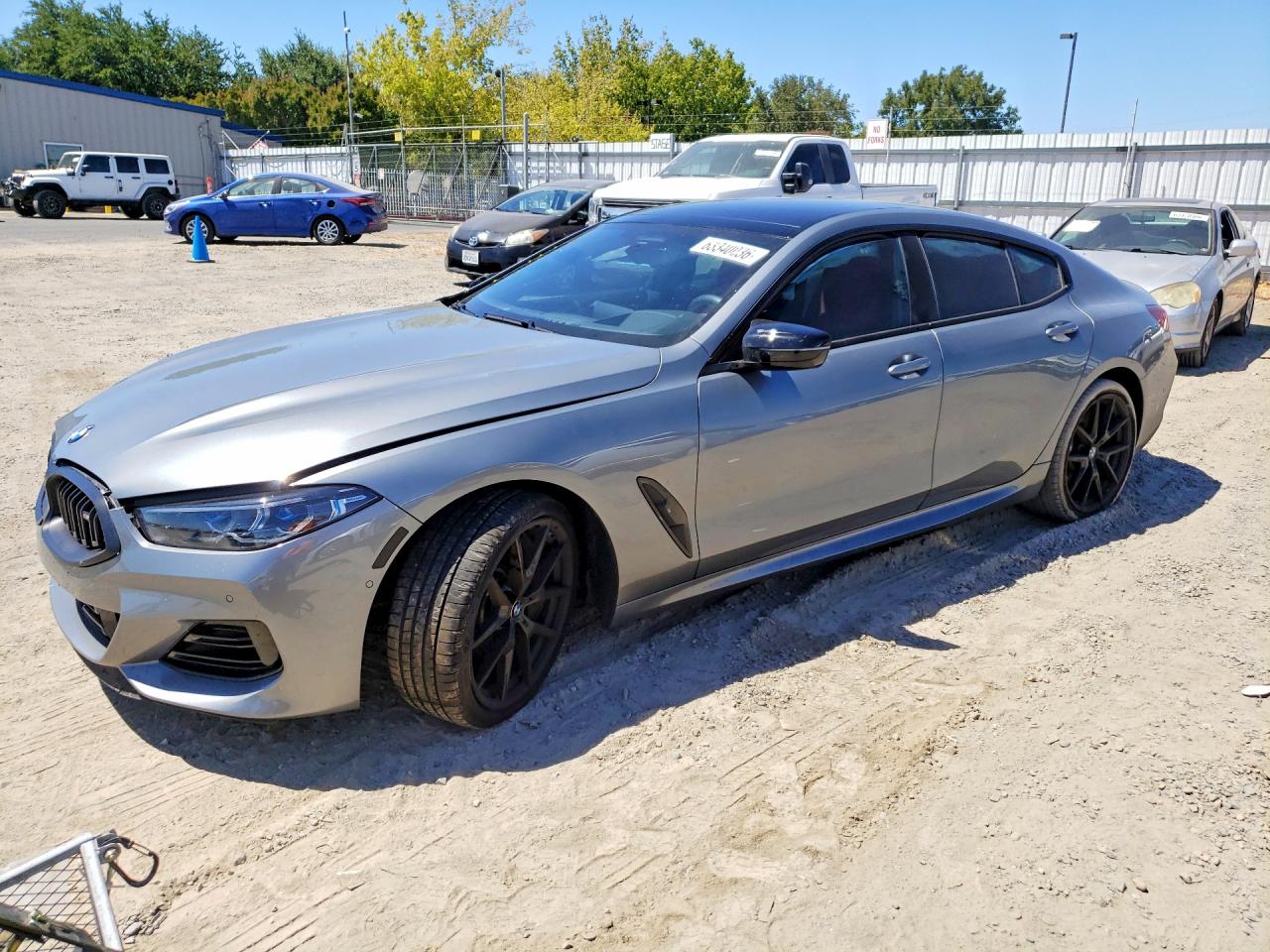 2025 BMW M850i xDrive VIN WBAGV8C05SCU70677 — COPART salvage auction photo