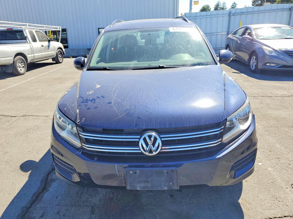 2015 Volkswagen Tiguan VIN WVGBV7AX1FW552834 COPART salvage auction — VANDALISM, Ca - Salvage Certificate, sold $750 on 2026-08-07 (photo 5)