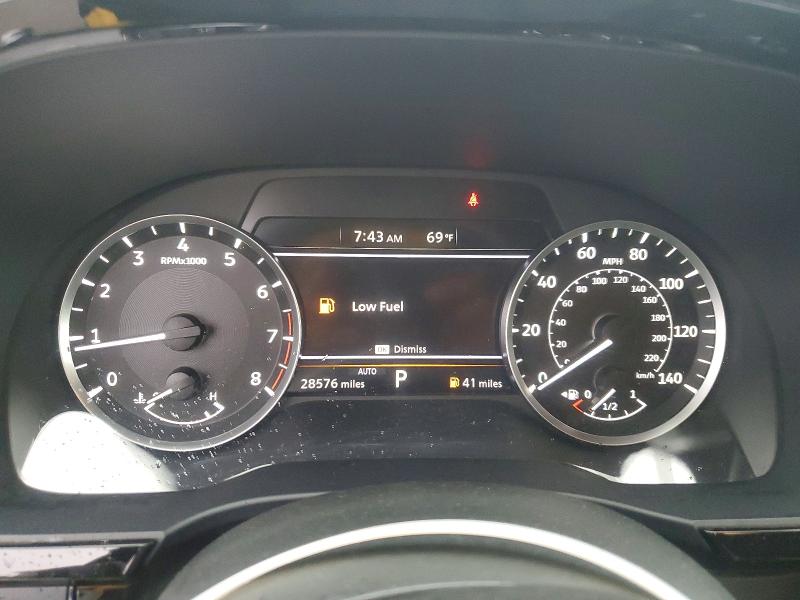 2024 Infiniti Qx60 VIN 5N1DL1ES7RC357353 COPART salvage auction — REAR END, Ny - Mv-907A Salvage Certificate, sold $8,400 on 2026-08-24 (photo 9)