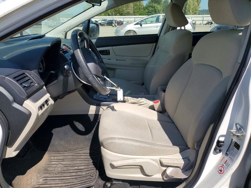 2013 Subaru Impreza VIN JF1GPAA69DH204845 COPART salvage auction — FRONT END, WA - BILL OF SALE, sold $875 on 2026-07-27 (photo 7)