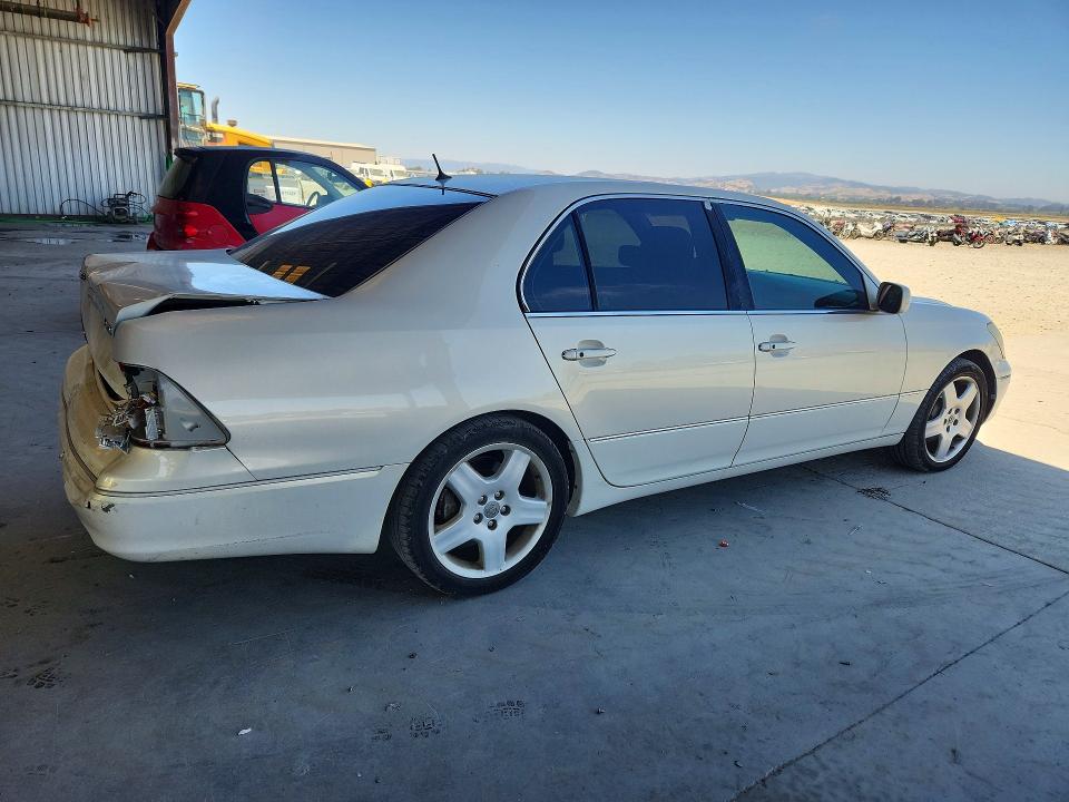 2005 Lexus Ls 430 VIN JTHBN36F855000070 COPART salvage auction — REAR END, Ca - Salvage Certificate, sold $1,150 on 2026-07-16 (photo 3)