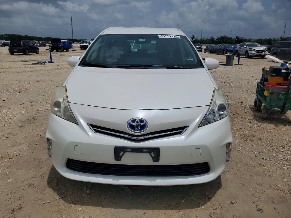 2012 Toyota Prius VIN JTDZN3EU6C3024182 COPART salvage auction — SIDE, TX - SALVAGE VEHICLE TITLE (P), sold $2,650 on 2026-07-23 (photo 5)