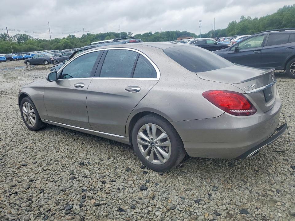 2019 Mercedes-benz C-klasse VIN WDDWF8EB4KR485037 COPART salvage auction — REAR END, Ma - Cert Of Title-Salvage, sold $6,900 on 2026-08-20 (photo 2)