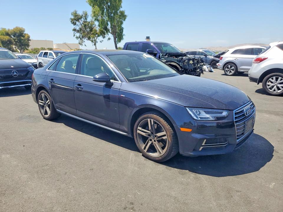 2018 Audi A4 VIN WAULMAF42JN009043 COPART salvage auction — UNDERCARRIAGE, CA - SALVAGE CERTIFICATE, sold $6,200 on 2026-07-15 (photo 4)