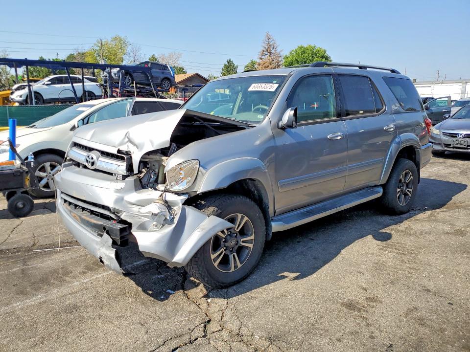 2005 Toyota Sequoia VIN 5TDBT44A85S240704 COPART salvage auction — FRONT END, Co - Public - Salvage Title, sold $275 on 2026-07-28 (photo 1)