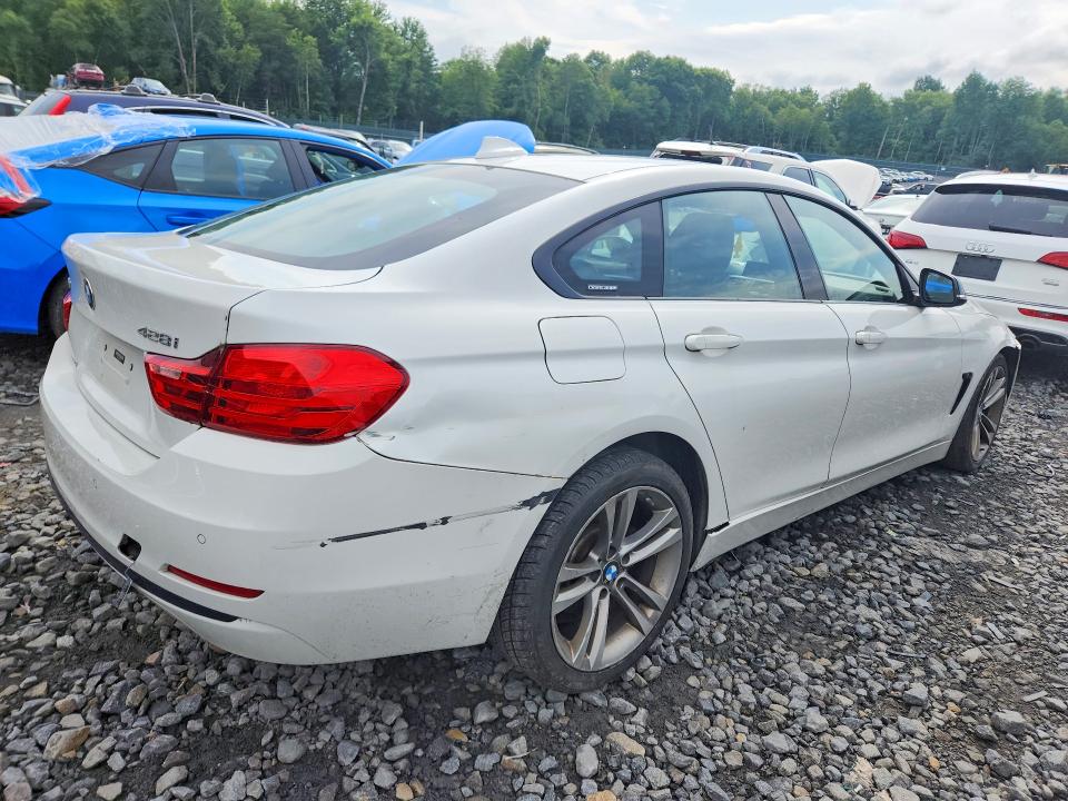 2015 BMW 4er VIN WBA4C9C56FD330244 COPART salvage auction — UNDERCARRIAGE, Pa - Certificate Of Salvage, sold $925 on 2026-07-22 (photo 3)
