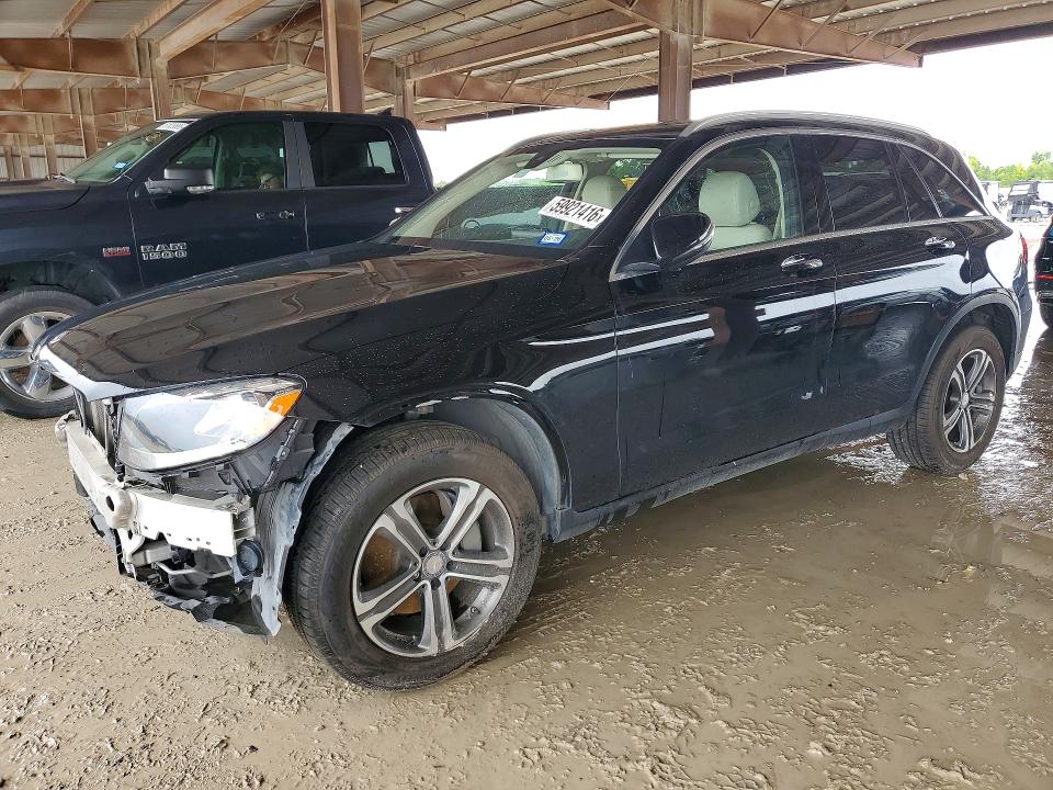 2016 Mercedes-benz Glc VIN WDC0G4JB4GF071285 COPART salvage auction — FRONT END, Tx - Salvage Vehicle Title, sold $5,300 on 2026-07-17 (photo 1)