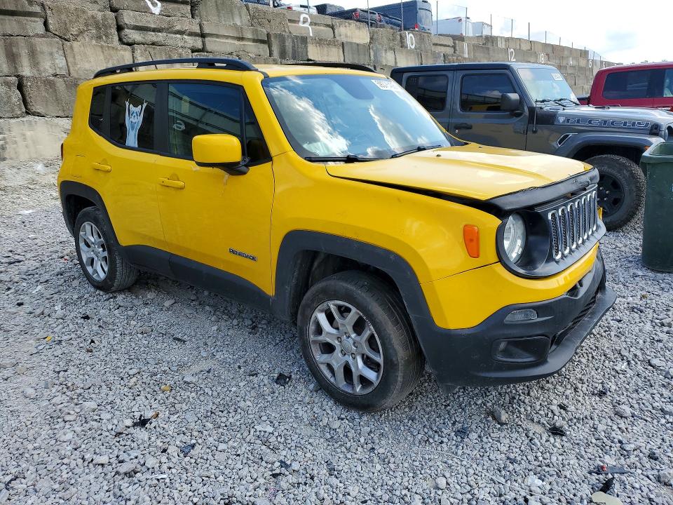 2017 Jeep VIN ZACCJBBB0HPF30012 COPART salvage auction — FRONT END, Oh - Cert Of Title-Salvage, sold $575 on 2026-07-31 (photo 4)