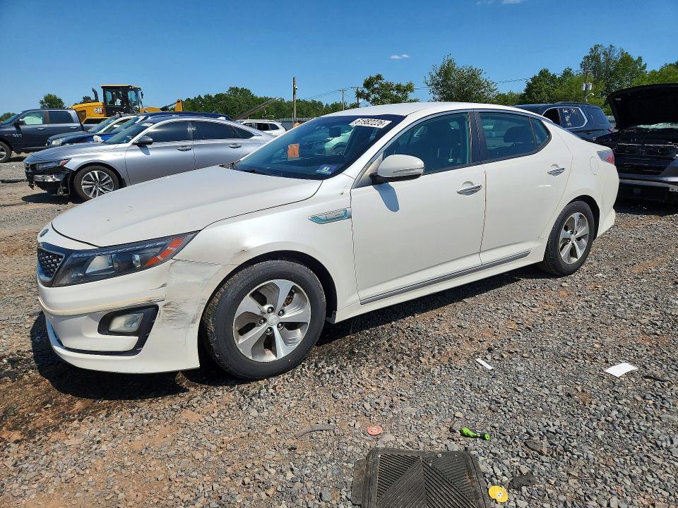2014 Kia Optima VIN KNAGM4AD1E5070318 COPART salvage auction — MECHANICAL, Nj - Certificate Of Title, sold $350 on 2026-07-31 (photo 1)
