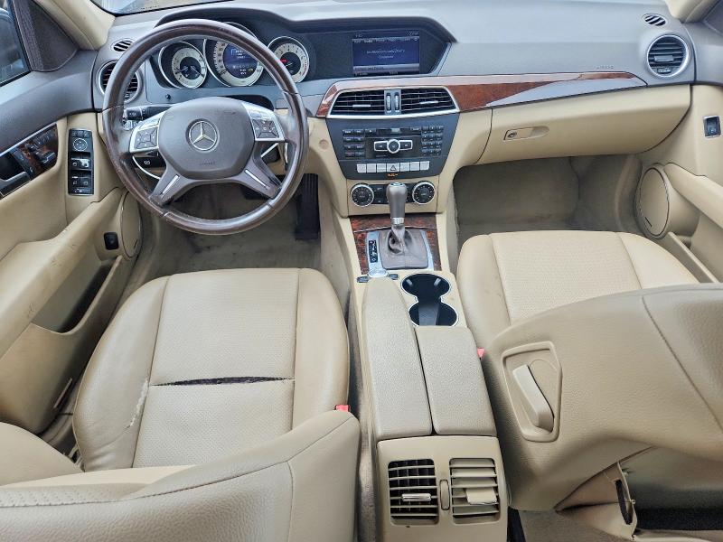 2014 Mercedes-benz C-klasse VIN WDDGF8AB6ER306401 COPART salvage auction — FRONT END, Ct - Cert Of Title-Salvage, sold $1,450 on 2026-08-07 (photo 8)
