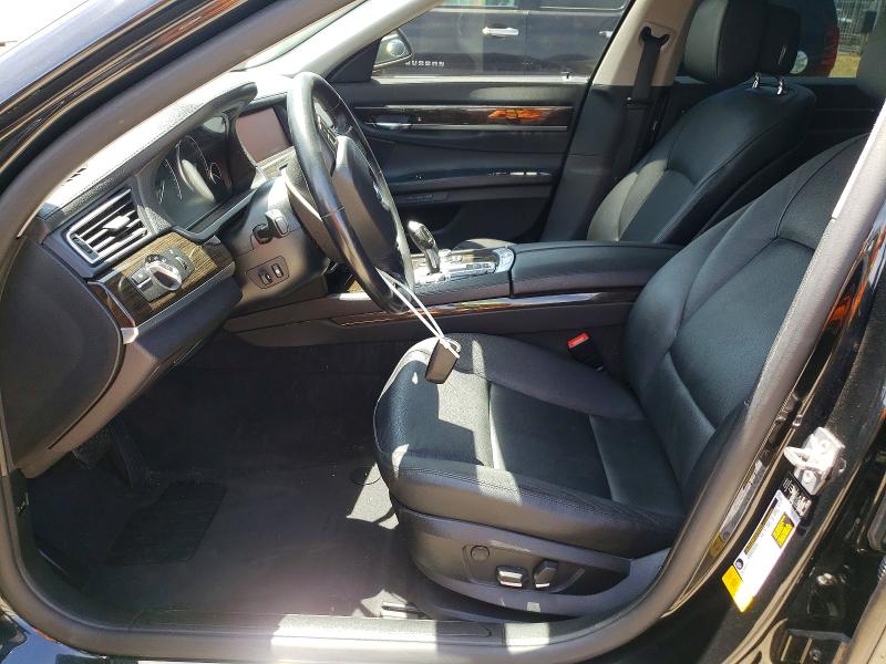 2012 BMW 7 series VIN WBAKB4C51CC577010 COPART salvage auction — REAR END, CA - SALVAGE CERTIFICATE, sold $3,800 on 2026-07-14 (photo 7)