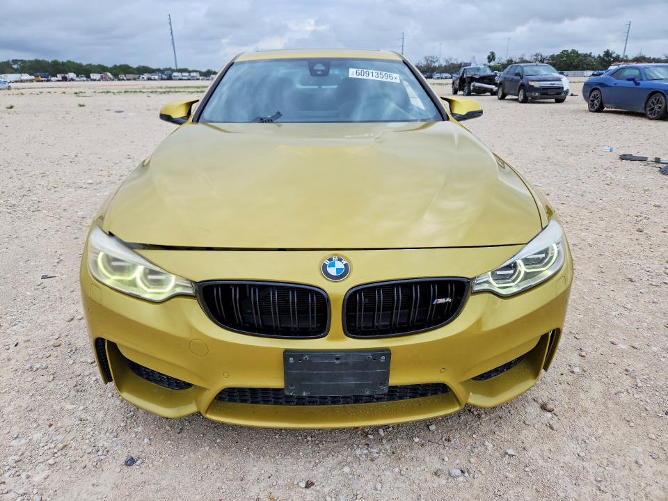 2015 BMW M4 VIN WBS3R9C59FK331552 COPART salvage auction — MINOR DENT/SCRATCHES, Tx - Cert Of Title-Rebuilt Salvage, sold $20,900 on 2026-09-29 (photo 5)