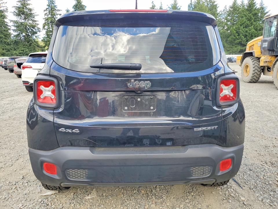 2016 Jeep Renegade VIN ZACCJBAT3GPC81164 COPART salvage auction — MECHANICAL, Wa - Bill Of Sale, sold $1,050 on 2026-07-07 (photo 6)