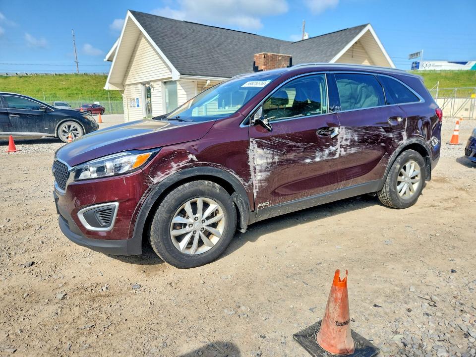 2018 Kia Sorento VIN 5XYPGDA37JG373591 COPART salvage auction — MECHANICAL, Oh - Certificate Of Title, sold $1,050 on 2026-07-22 (photo 1)